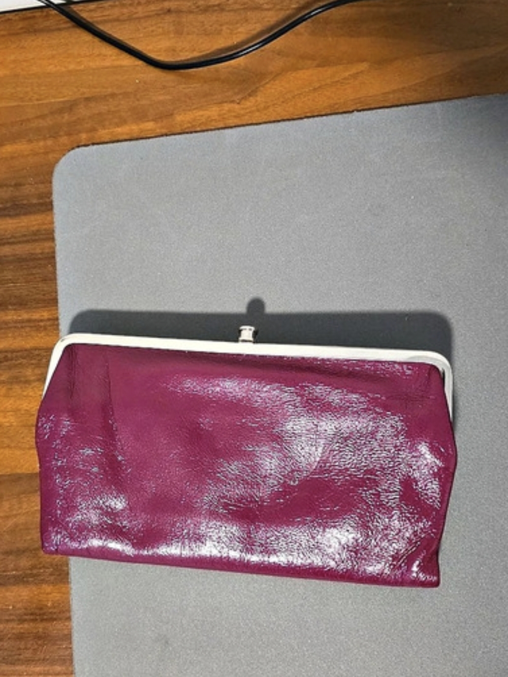 Hobo Clutch wallet in Magenta